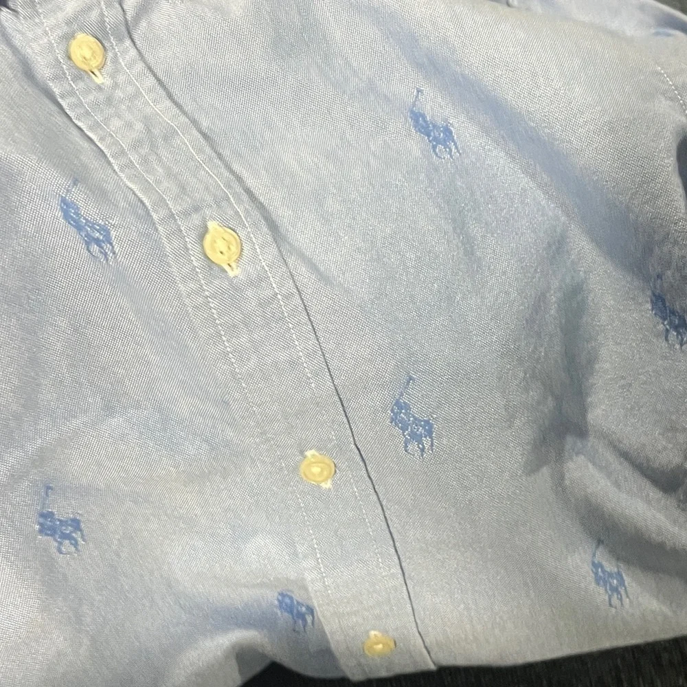 Ralph Lauren Light Blue Casual Button Down Shirt